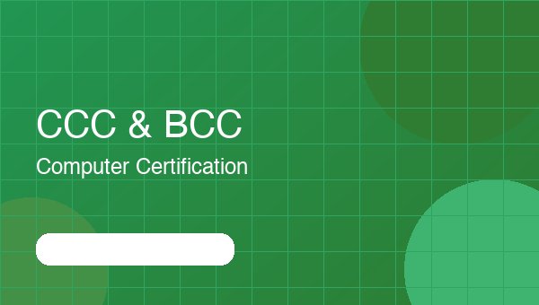 CCC & BCC Certifications
